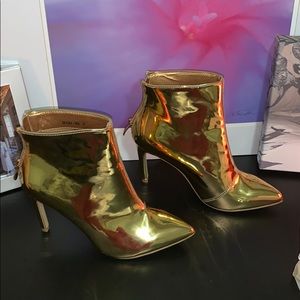 Metallic Booties